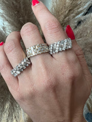 14k Round & Baguette Diamond ring/Wedding Band,  diamond ring, ABB-545.2-D, Diamond, Belarino