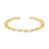 14K Gold Oval Link Light Chain Bracelet