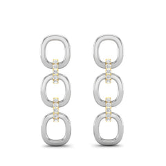 14k Gold/Diamond Earrings GGDE-102.1C1-D,  Earring, Earring, Belarino