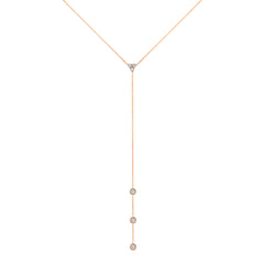 14K Diamond Y-Necklace/Lariat Necklace GGDN-110-D,  Necklace, Necklace, Belarino