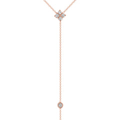 14K Gold Diamond Lariat Necklace/Diamond Y-Necklace GGDN-118-D,  Necklace, Necklace, Belarino