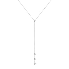 14K Diamond Y-Necklace/Lariat Necklace GGDN-34.1-D,  Necklace, Necklace, Belarino