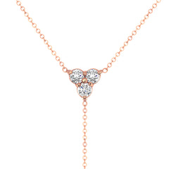 14K Diamond Y-Necklace/Lariat Necklace GGDN-46-D,  Necklace, Necklace, Belarino