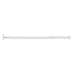 14K Gold Diamond Chain-Link Bracelet GGDBR-100.2C5-D,  Bracelet, Bracelet, Belarino