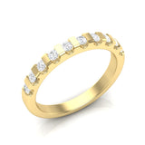 14k Gold Bar Channel Diamond Anniversary Band - Abtin & Company 