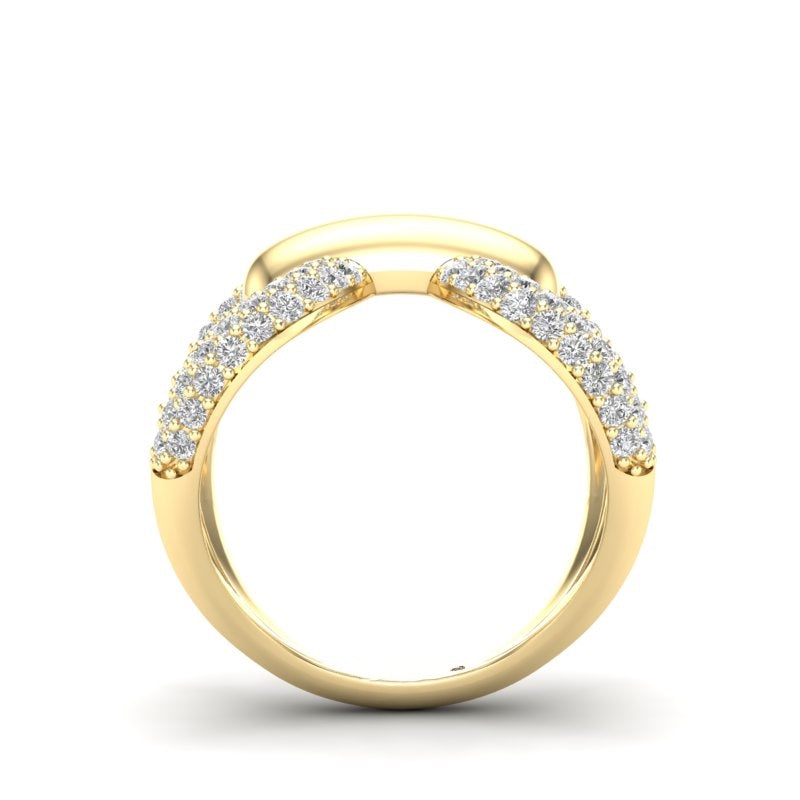 14K Gold Luxe Papillon Diamond Ring - Abtin & Company 